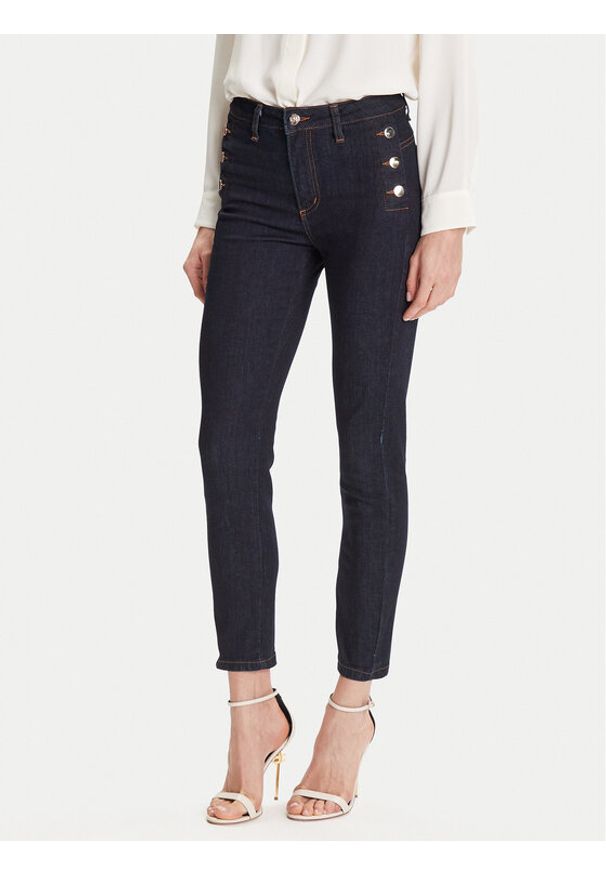 Rinascimento Jeansy CFC0126160003 Granatowy Skinny Fit. Kolor: niebieski