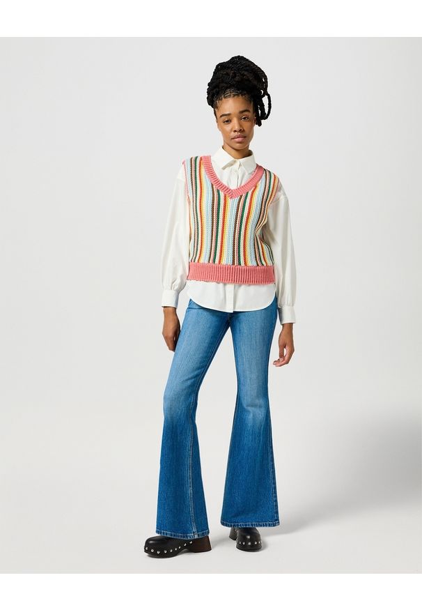 Wrangler - DAMSKA KOSZULA WRANGLER COOL GIRL SHIRT WORN WHITE 112356731