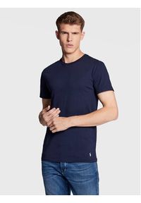 Polo Ralph Lauren Komplet 3 t-shirtów 714830304015 Granatowy Regular Fit. Typ kołnierza: polo. Kolor: niebieski. Materiał: bawełna #4