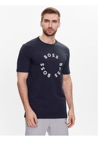 BOSS - Boss T-Shirt 50488831 Niebieski Regular Fit. Kolor: niebieski. Materiał: bawełna