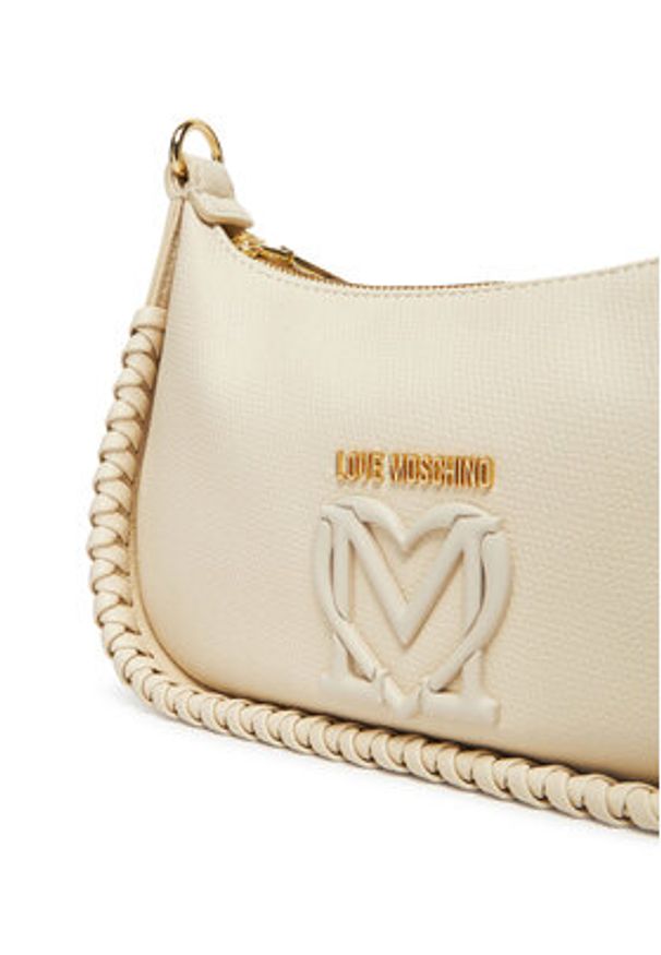 Love Moschino - LOVE MOSCHINO Torebka JC4128PP1MLJ0110 Beżowy. Kolor: beżowy. Materiał: skórzane