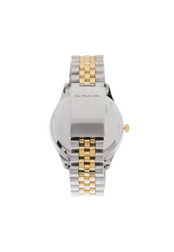 U.S. Polo Assn. Zegarek USP7239BK Srebrny. Kolor: srebrny