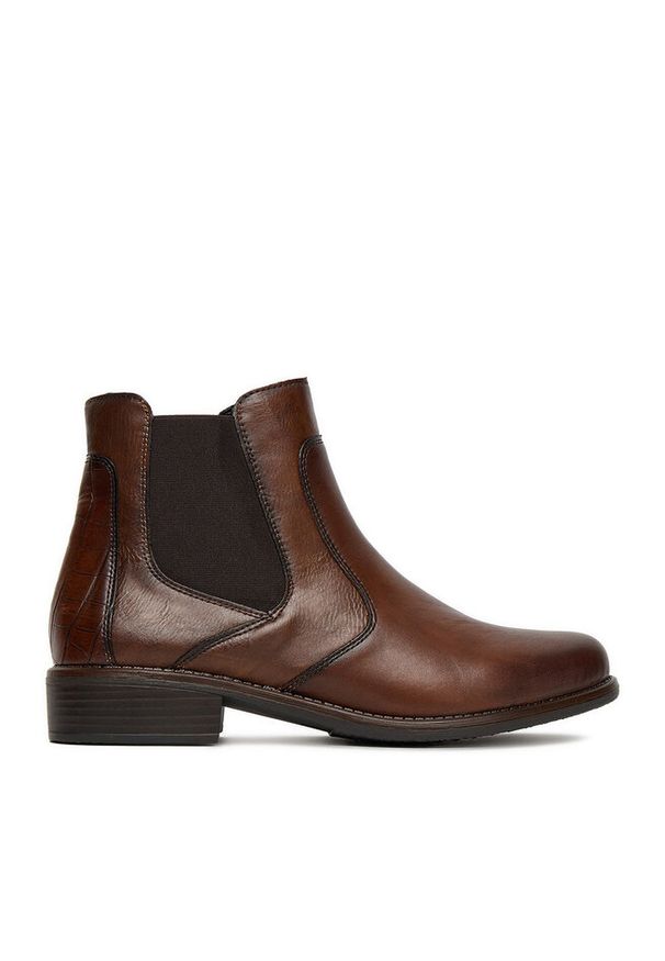 Sztyblety Remonte. Kolor: brązowy