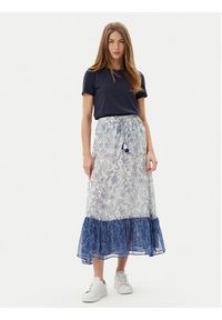 Pepe Jeans Spódnica trapezowa PL901194 Niebieski Regular Fit. Kolor: niebieski. Materiał: syntetyk