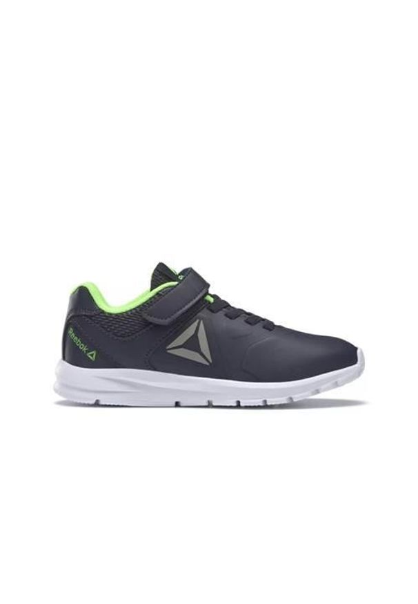 Buty treningowe dla dzieci Reebok Rush Runner. Zapięcie: rzepy. Kolor: czarny. Materiał: guma, materiał, tkanina, syntetyk. Szerokość cholewki: normalna