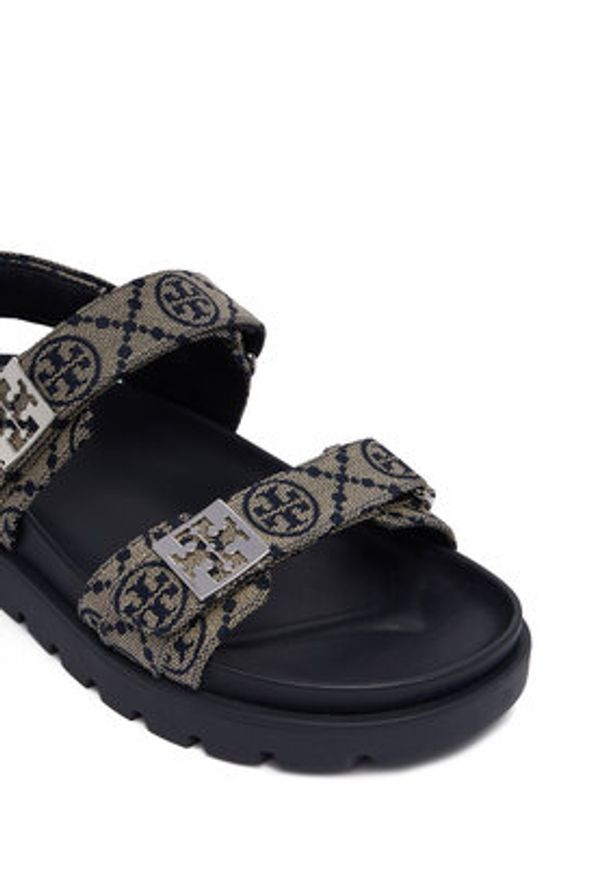 Tory Burch Sandały 184016 Granatowy. Kolor: niebieski. Materiał: materiał