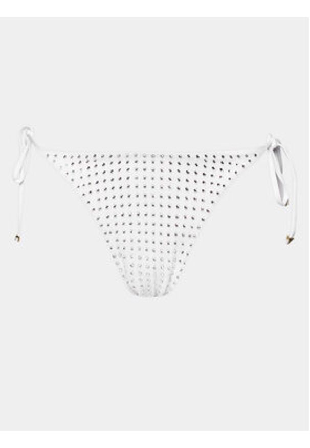 Guess Dół od bikini E4GO06 KC5Z0 Biały. Kolor: biały. Materiał: syntetyk