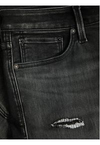 Jack & Jones - Jack&Jones Szorty jeansowe Rick 12224129 Czarny Regular Fit. Kolor: czarny. Materiał: bawełna #7