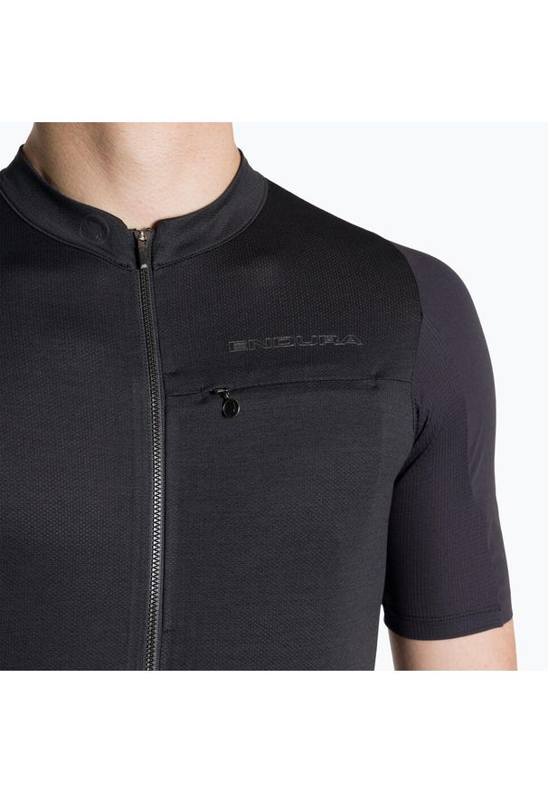 ENDURA - Koszulka rowerowa męska Endura GV500 Reiver S/S. Kolor: czarny. Sport: kolarstwo
