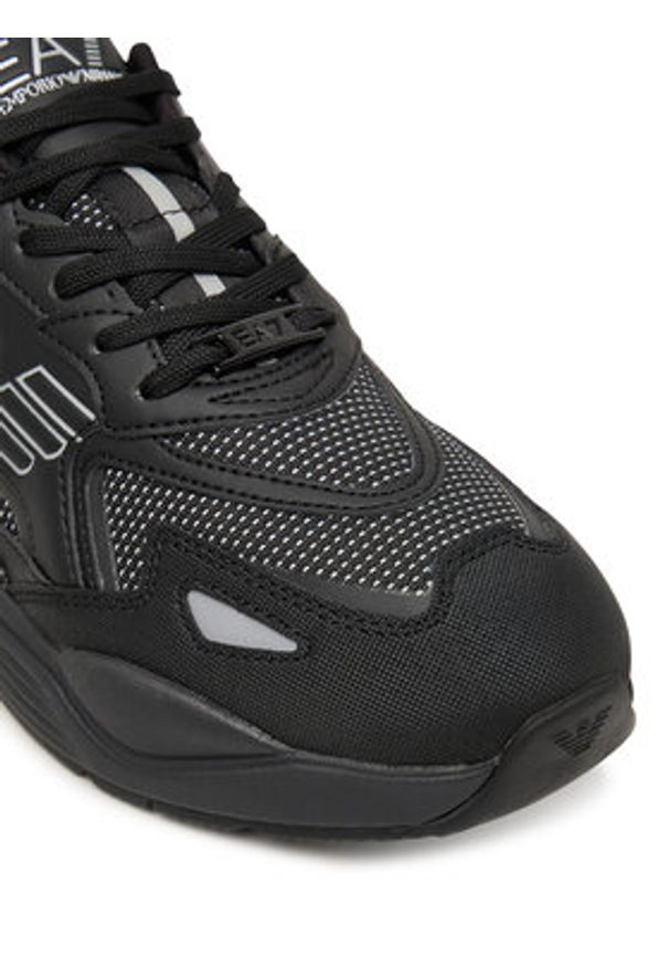 EA7 Emporio Armani Sneakersy 7X000306 AF23595 MZ186 Czarny. Kolor: czarny. Materiał: skóra