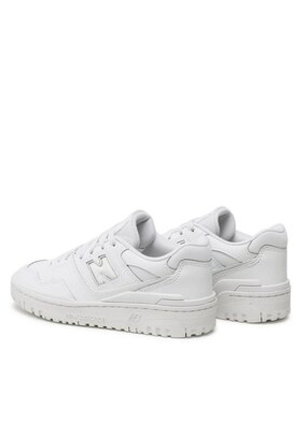 New Balance Sneakersy GSB550WW Biały. Kolor: biały. Materiał: skóra