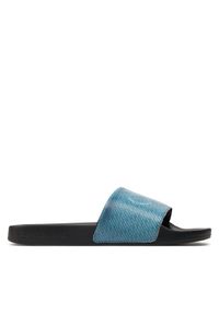 Calvin Klein Jeans Klapki Slide Lenticular YM0YM00953 Niebieski. Kolor: niebieski