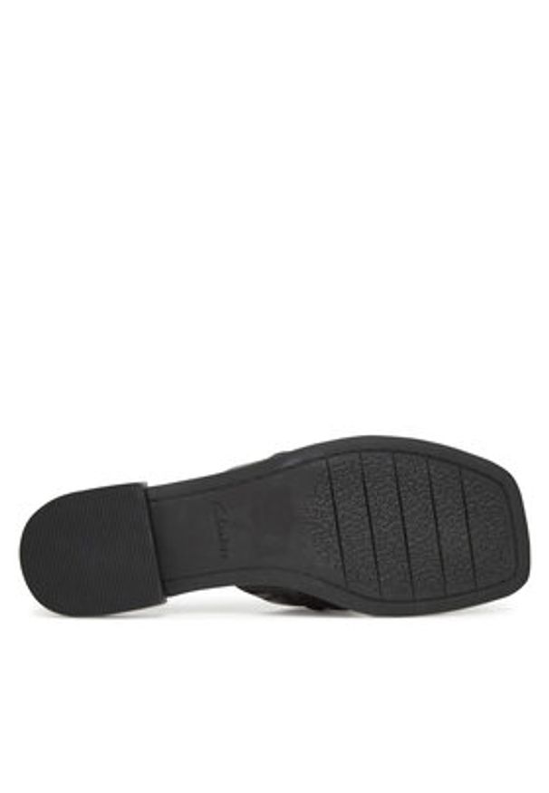 Clarks Klapki Ariany Mule 26181234 Czarny. Kolor: czarny. Materiał: skóra
