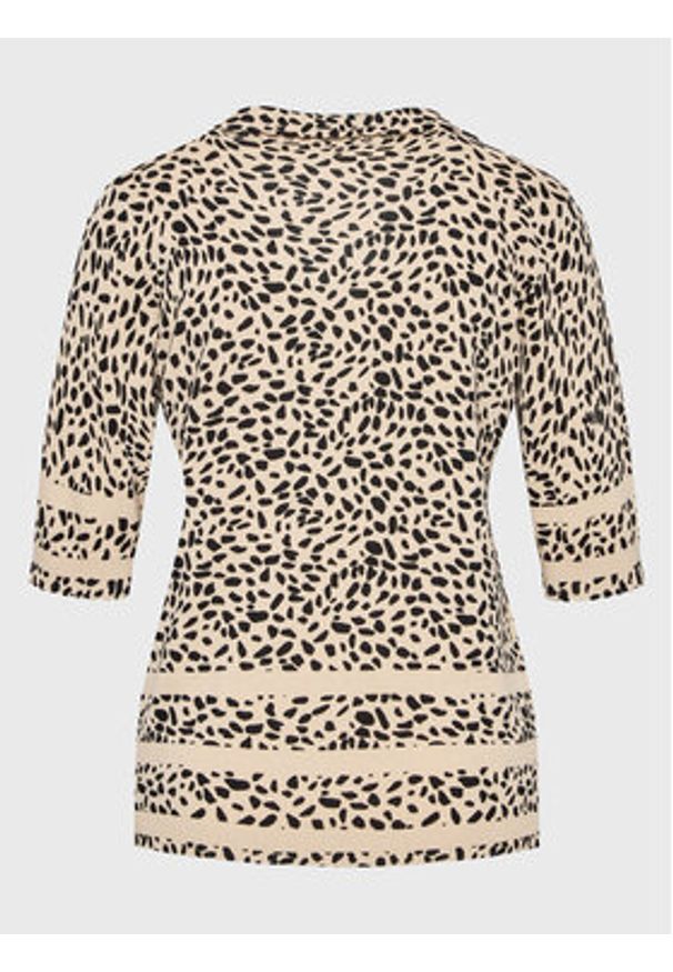 Cream Sweter Janid 10611255 Beżowy Regular Fit. Kolor: beżowy. Materiał: bawełna
