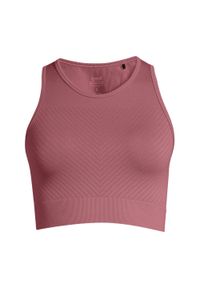 CASALL - Top treningowy damski Casall Essential Block Seamless Sport. Kolor: różowy. Sport: fitness