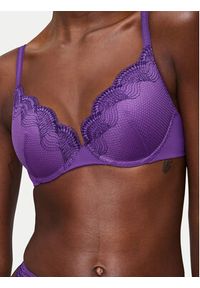 Triumph Biustonosz z fiszbiną Comfort Glam 10224965 Fioletowy. Kolor: fioletowy. Materiał: syntetyk #3