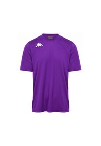 Jersey Kappa Dovo. Kolor: fioletowy, niebieski, wielokolorowy. Materiał: jersey. Sport: fitness