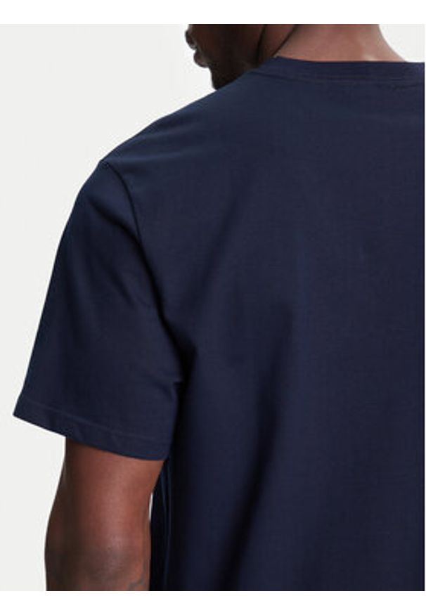 United Colors of Benetton - United Colors Of Benetton T-Shirt 3MI6U109O Granatowy Oversize. Kolor: niebieski. Materiał: bawełna