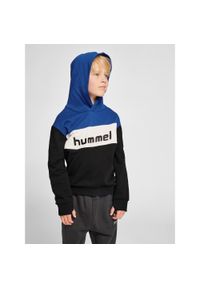 Bluza z kapturem dla dzieci Hummel Morten. Typ kołnierza: kaptur. Kolor: niebieski. Wzór: kolorowy #1