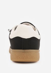 Renee - Czarne Sneakersy Typu Tenisówki Ozdobione Koralikami Daemeli. Kolor: czarny. Materiał: jeans. Wzór: aplikacja. Sezon: lato #6