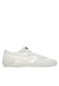 Diesel Sneakersy S-Leroji D-1 Low Y03489P8119 Biały. Kolor: biały. Materiał: skóra, zamsz