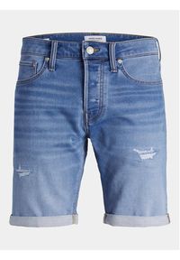 Jack & Jones - Jack&Jones Szorty jeansowe Rick Icon 12249208 Niebieski Regular Fit. Kolor: niebieski. Materiał: bawełna #6