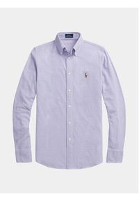 Polo Ralph Lauren Koszula Ls Knt Ox St 211924258001 Fioletowy Slim Fit. Typ kołnierza: polo. Kolor: fioletowy. Materiał: bawełna #5