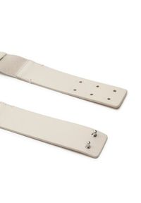 Calvin Klein Pasek na talię Re-Lock 4Cm Belt K60K610500 Beżowy. Kolor: beżowy. Materiał: skóra #3