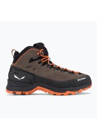 Buty Trekkingowe Męskie Salewa Alp Mate Winter Mid Ptx. Kolor: wielokolorowy, pomarańczowy, czarny. Materiał: zamsz, materiał, syntetyk