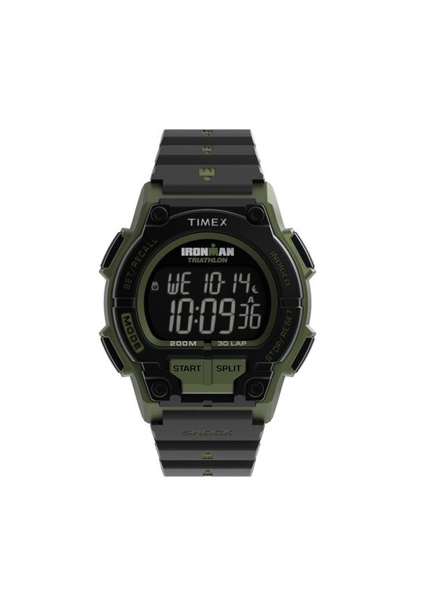 Timex Zegarek Ironman Shock TW5M64900 Zielony. Kolor: zielony