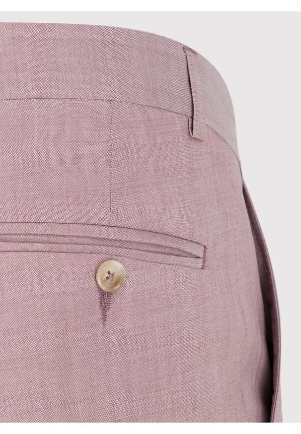 Pako Lorente - PAKO LORENTE - Różowe spodnie ganiturowe wełna. Kolor: różowy. Materiał: wełna
