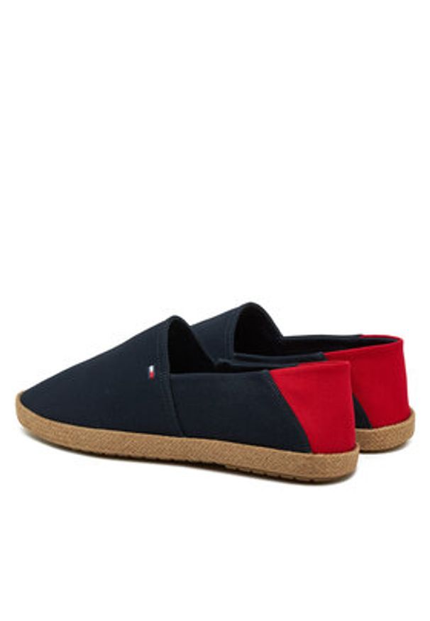 TOMMY HILFIGER - Tommy Hilfiger Espadryle FM0FM05353 Granatowy. Kolor: niebieski. Materiał: materiał