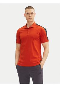 EA7 Emporio Armani Polo 7M000139 AF10375 U3012 Pomarańczowy Regular Fit. Typ kołnierza: polo. Kolor: pomarańczowy. Materiał: bawełna