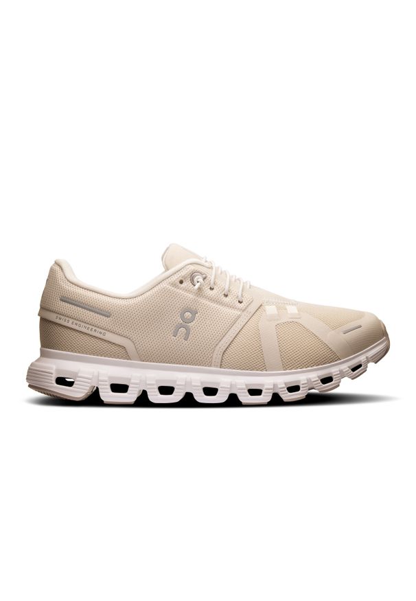 On - ON Cloud 6 W Pearl | White Sneakersy damskie. Kolor: beżowy