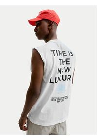 Jack & Jones Tank top Eterna 12295670 Biały Loose Fit. Kolor: biały. Materiał: bawełna #4