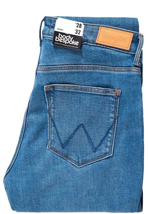 Wrangler - WRANGLER SKINNY DAMSKIE SPODNIE JEANSOWE SOFT WORN W28KJE12P 112128280