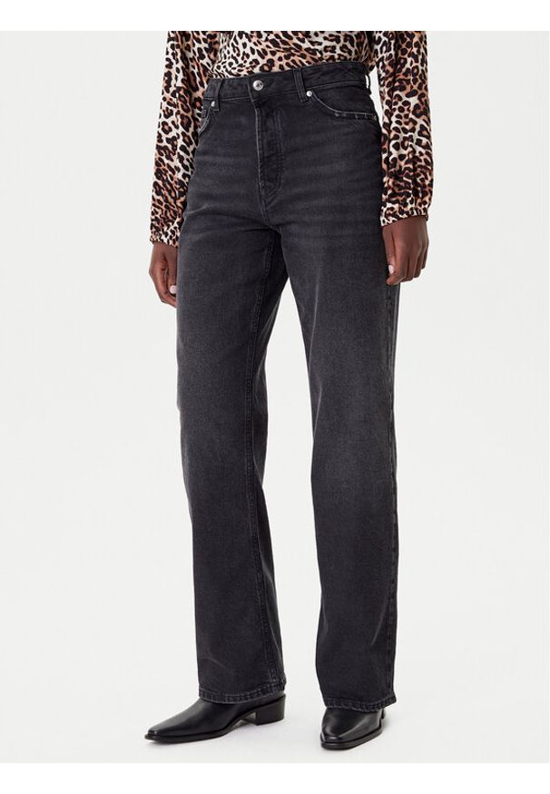 Hugo - HUGO Jeansy 50546496 Czarny Wide Leg. Kolor: czarny