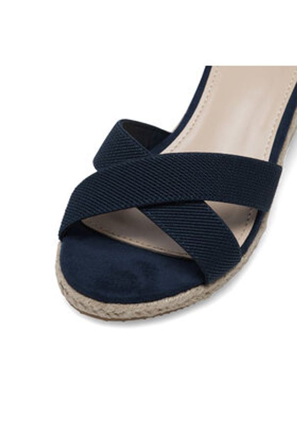 Clara Barson Espadryle WSS20802-03 Granatowy. Kolor: niebieski. Materiał: materiał