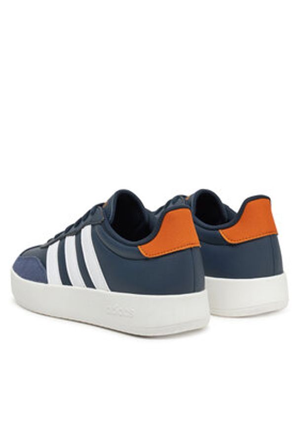 Adidas - adidas Sneakersy Barreda JI2310 Granatowy. Kolor: niebieski. Materiał: skóra