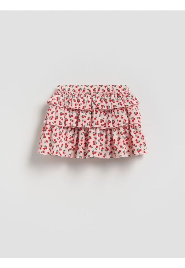 Reserved - Wzorzyste spódnico-szorty - wielobarwny. Materiał: dzianina