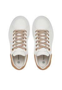 TOMMY HILFIGER - Tommy Hilfiger Sneakersy Low Cut Lace-Up T3A9-33751-1355 S Biały. Kolor: biały. Materiał: skóra, skóra ekologiczna #3