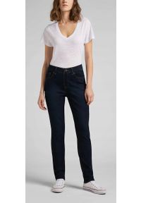 Lee - LEE COMFORT SKINNY DAMSKIE SPODNIE JEANSOWE DARKEST NIGHT L34DTWJI #3