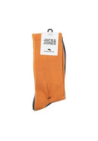 Jack & Jones - Jack&Jones Zestaw 5 par wysokich skarpet męskich 12237481 Kolorowy. Materiał: bawełna. Wzór: kolorowy #6