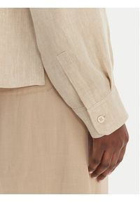 Weekend Max Mara Koszula Capo 2615041022 Beżowy Regular Fit. Kolor: beżowy. Materiał: len #4