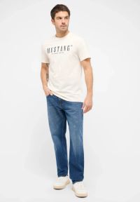Mustang - Męskie Spodnie Jeansowe MUSTANG Denver Straight Denim Blue 1016340 5000 682 #8