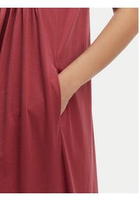 Weekend Max Mara Sukienka codzienna Ricordo 2615621022 Bordowy Regular Fit. Okazja: na co dzień. Kolor: czerwony. Materiał: bawełna. Typ sukienki: proste. Styl: casual #2