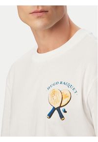 Hugo - HUGO T-Shirt Nulaxo 50560093 Kremowy Regular Fit. Kolor: kremowy #4