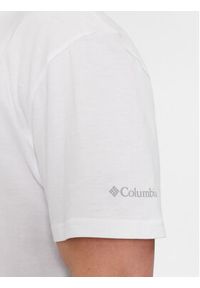 columbia - Columbia T-Shirt Csc Basic Logo 1680053 Biały Regular Fit. Kolor: biały. Materiał: bawełna #5