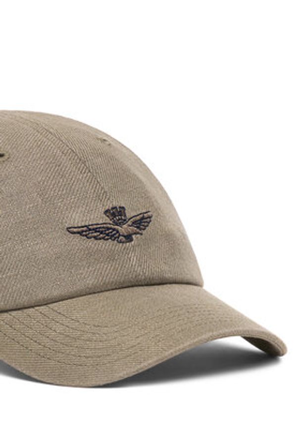 Aeronautica Militare Czapka z daszkiem 261HA1245UCT04293 Beżowy. Kolor: beżowy. Materiał: len
