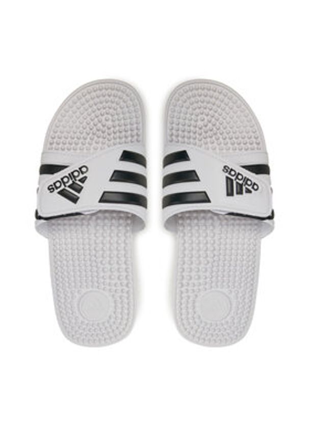 Adidas - adidas Klapki adissage F35573 Biały. Kolor: biały